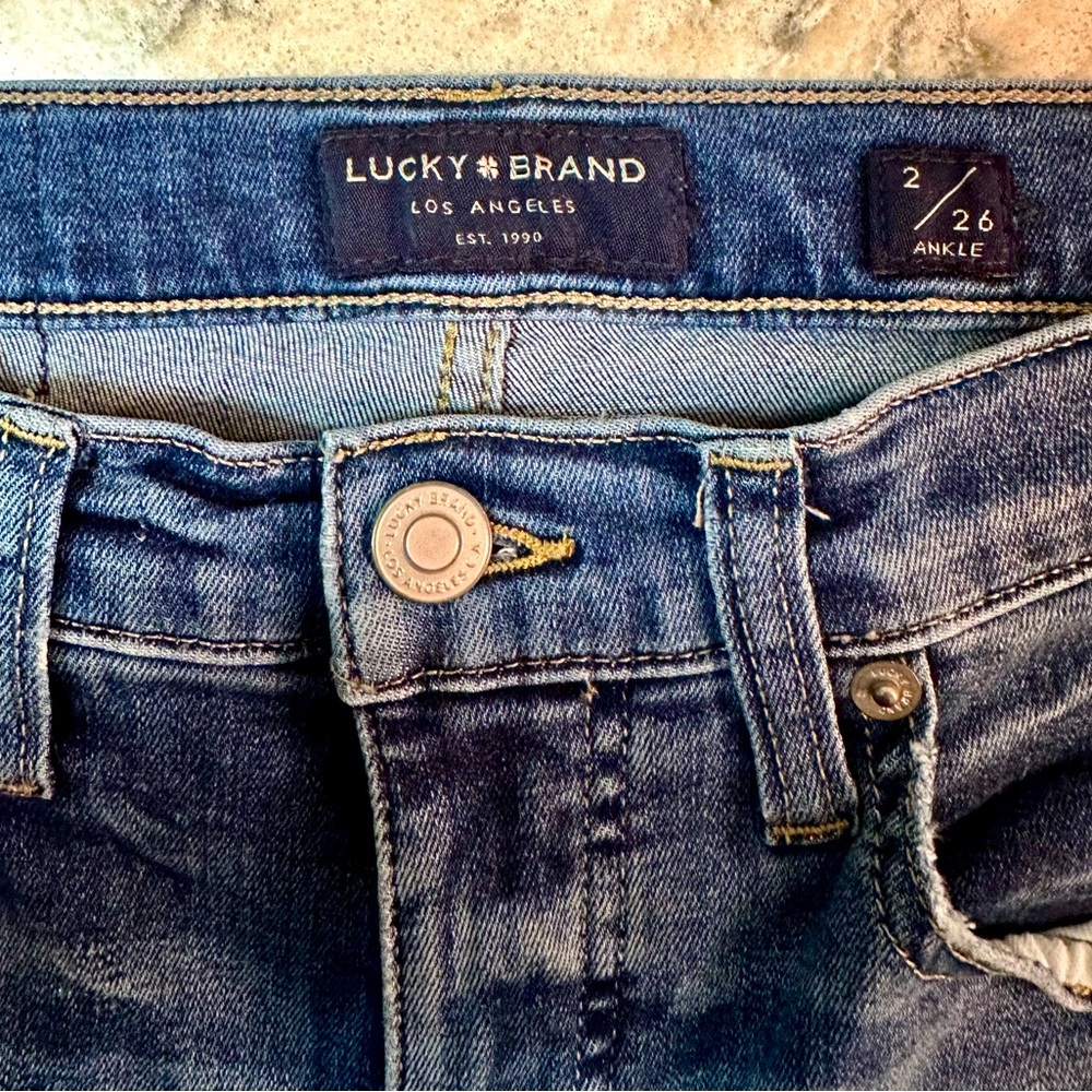 ☘️ LUCKY BRAND ANKLE SKINNY JEANS - Picture 4 of 4